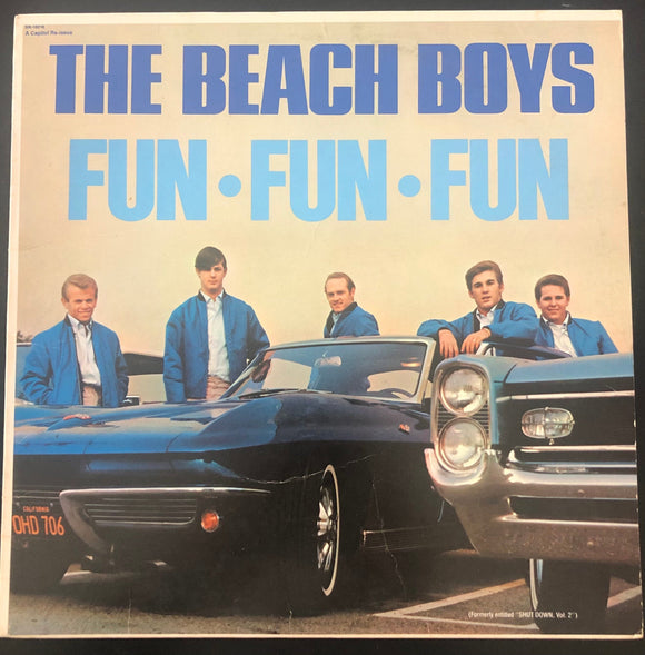 Vintage Vinyl The Beach Boys Fun Fun Fun LP Album Reissued Capitol Records SN-16018 1980 US