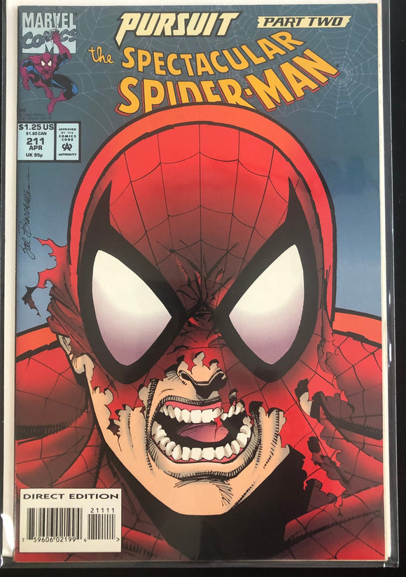 Vintage Comics Pursuit Part 2 The Spectacular Spider-Man #211 April 1994