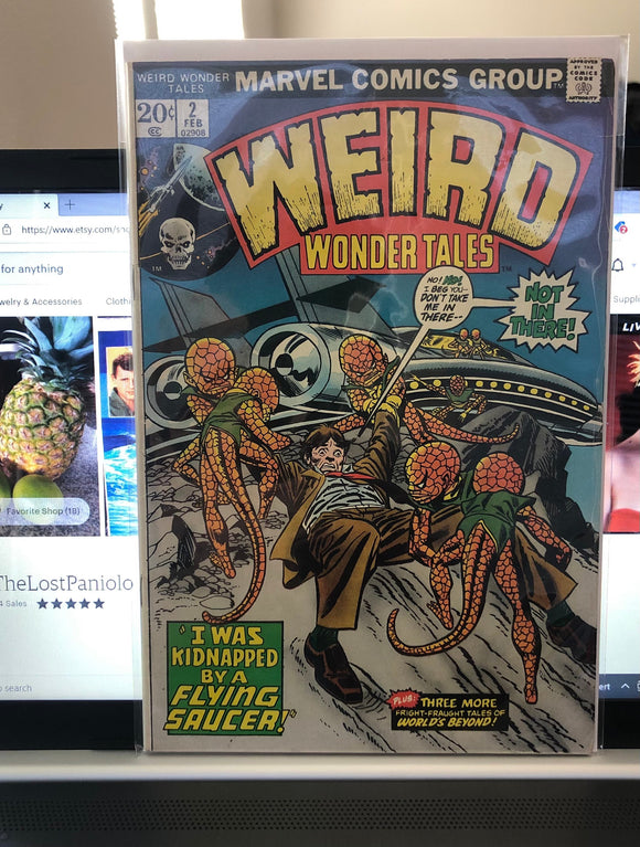Vintage Comics Marvel’s Weird Wonder Tails #2 February 1974 Bagged And Boarded Great Cover Art