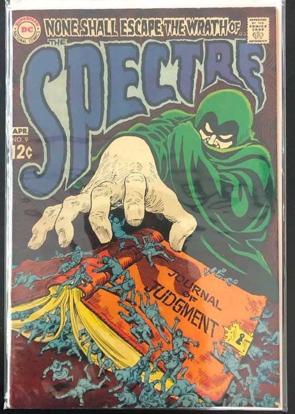 Vintage Comics April 1969 DC Comics The Spectre #9 Fantastic Condition Bagged And Boarded “You Have Failed, Spectre!”