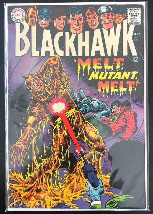 Vintage Comics Blackhawk (1944 1st Series) #236 Published Sep 1967 by DC. Bagged & Boarded