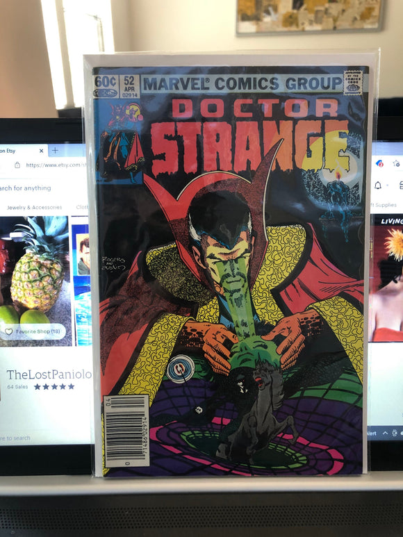 Vintage Comics Marvel’s Doctor Strange Number 52 April 1982 Bagged And Boarded Fantastic Cover Art