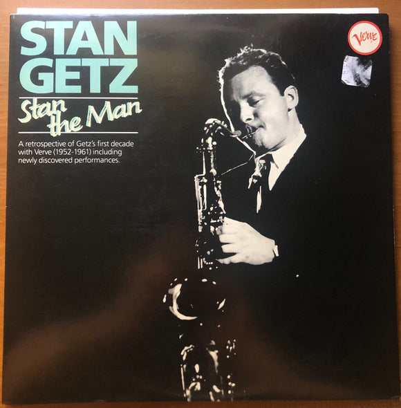 Vintage Vinyl Stan Getz “Stan The Man” Verve Records 815 239-1 Double Record Compilation Gatefold US First Pressing 1984 Jazz Bop