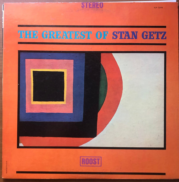 Vintage Vinyl Stan Getz “The Greatest Of Stan Getz Royal Roost Records SLP 2249 Compilation Stereo US First Pressing 1963 Jazz Bop