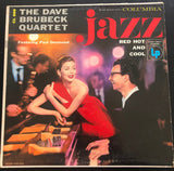 Vintage Vinyl The Dave Brubeck Quartet Red Hot And Cool CL 699 Mono 1955 Columbia 6 Eye Label