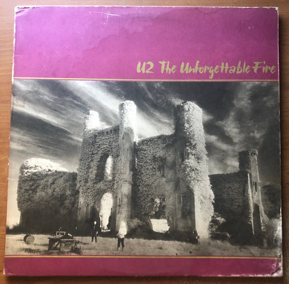 Vintage Vinyl U2 The Unforgettable Fire Island Records 90231-1 US First Pressing 1984