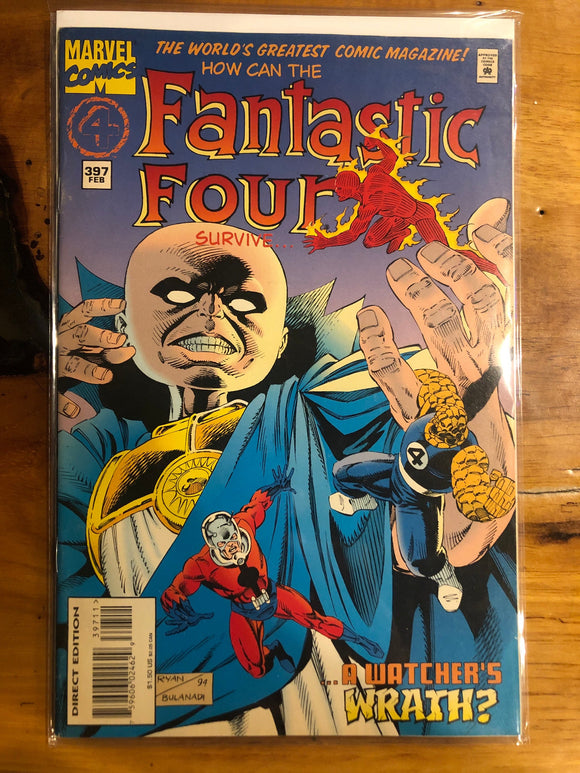 Vintage Comics Marvel’s Fantastic Four #397 February 1995 Bagged And Boarded Fantastic Cover Art