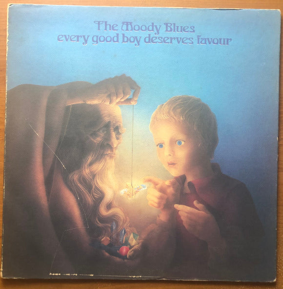 Vintage Vinyl The Moody Blues Every Good Boy Deserves Favour Threshold 5 Records THS 5 Waddell Pressing US 1971 Psychedelic Prog Rock