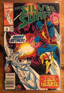 Vintage Comics Marvel’s The Silver Surfer #76 April 1992 Bagged And Boarded Fantastic Cover Art