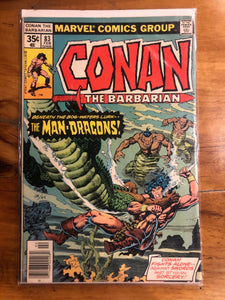 Vintage Comics Marvel’s Conan The Barbarian #83 February 1977 Bagged And Boarded Fantastic Cover Art