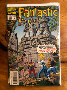 Vintage Comics Marvel’s Fantastic Four #389 July 1994 Bagged And Boarded Fantastic Cover Art