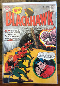 Vintage Comics DC Comics Blackhawk #197 June 1964 Bagged And Boarded Fantastic Cover Art