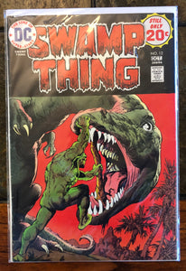 Vintage Comics DC Comics Swamp Thing #12 October 1974 Bagged And Boarded Fantastic Cover Art