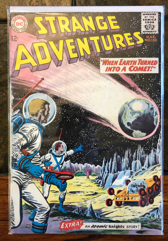 Vintage Comics DC Comics Strange Adventures #150 March 1963 Bagged And Boarded Fantastic Cover Art