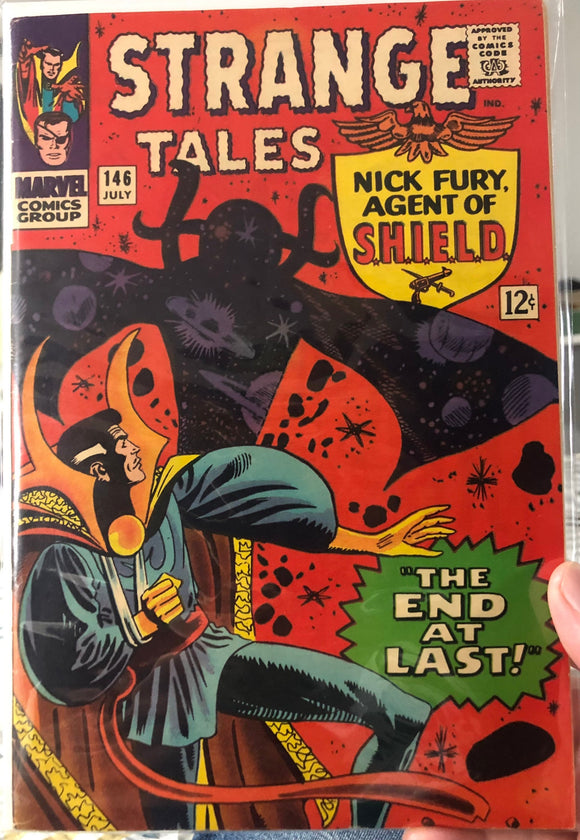 Vintage Comics Marvel’s Strange Tales 1st Series #146 July 1966 Bagged And Boarded Fantastic Cover Art