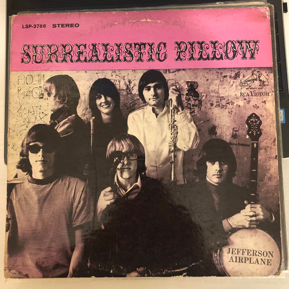 Vintage Vinyl Jefferson Airplane Surrealist Pillow RCA Victor LSP 3766 Stereo Rockaway US First Pressing February 1967 Rock, Psychedelic Folk