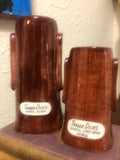 Vintage Home Decor Easter Island Moai Tiki Mugs Set Of 2, 7.25” & 5 3/8” Trader Dick’s Nugget Casino Sparks Nevada