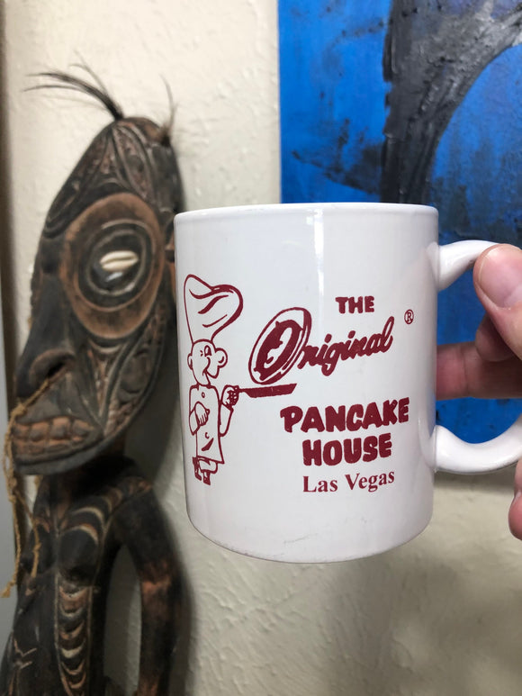 Vintage Home Decor Original Pancake House Las Vegas Coffee Mug Cool Retro Travel Road Trip Restaurant-Ware Souvenir