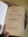 Art & Photography - Cir. 1892 Adventure Series Book “Frank Before Vicksburg” By Harry Castlemon The Gunboat Series