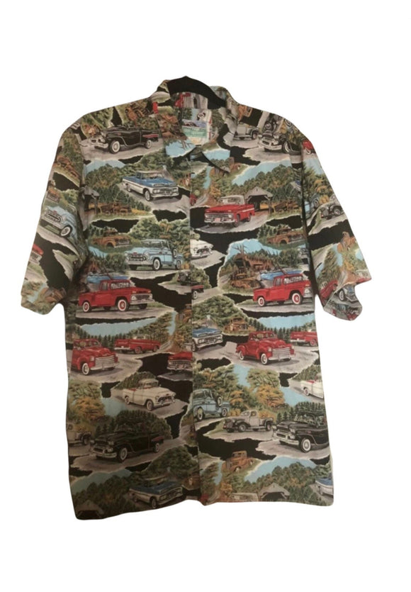 Vintage Clothing Reyn Spooner ™ 100% Cotton, Men’s Camp Shirt XL 25” Pit To Pit Tailored In USA