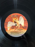 Vintage Vinyl Led Zeppelin Physical Graffiti 1987 US Reissue Near Mint Swan Song Rare Master Sound Engineer Sam Feldman Signed In Dead Wax