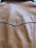 Vintage Clothing Gorgeous Near Perfect Condition Vintage 70s Butterscotch Full Grain Leather Unisex Jacket Size Large Tag Fantastic