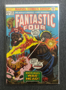 Vintage Comics Marvel’s Fantastic Four Number 137 August 1973 Bagged And Boarded Fantastic Cover Art