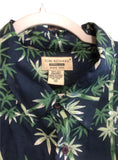 Vintage Aloha Tori Richard Honolulu 100% Silk Size XL Men’s Aloha Leopard Bamboo Shirt