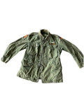 Vintage Military US Army Vietnam War Era Field Jacket Size Medium To Large With Patches Fantastic & Perfectly Worn.
