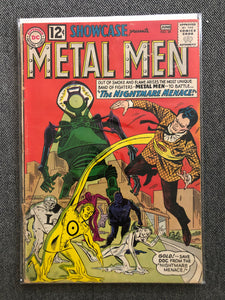 Vintage Comics - DC’s Showcase Presents Number 38 June 1962 Metal Men Bagged And Boarded Fantastic Cover Art