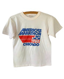 Vintage Clothing - 1980 America’s Marathon Chicago Double Sided Graphics Size Small