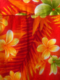 Vintage 1950s Early 60s Men’s Aloha Hawaiian Shirt Reef Made In Hawaii Bark Cloth Size Large