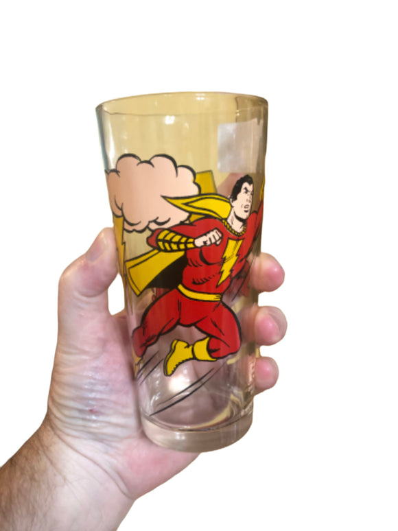 Pop Culture - Vintage 1978 Pepsi Fast Food Premium DC Comic Shazam Tumbler/Glass