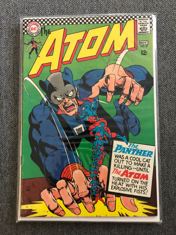 Vintage Comics - DC’s The Atom Number 27 November 1966 Bagged And Boarded Fantastic Cover Art