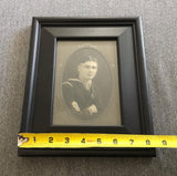 Art & Photography - Fantastic Original Sepia Toned Photograph Framed & Matted WW1 US Navy Sailor