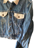 Vintage Clothing/Accessories - Woman’s Small to Medium Levi’s Trucker Jacket Distressed Interesting Details