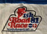 Vintage Clothing - 1981 15k Road Race North American Van Lines Ringer Tee Size Small