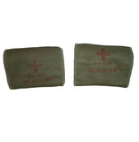 Vintage Military - WW2 Era 40s US Navy Issued Survival First Aid Pouch