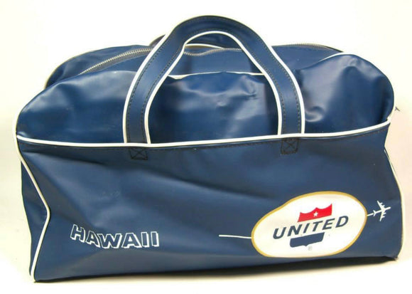 Vintage Clothing/Accessories - 1960’s United Airlines Hawaii Duffel Bag