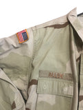 Vintage Military - 2003 Operation Iraqi Freedom XL (Large Long) Desert 🐪 Camouflage Uniform Top With All Patches DOD