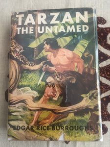 Tarzan The Untamed Edgar Rice Burroughs 1920 Grosset & Dunlap Publishers NY W/Original Dust Jacket.