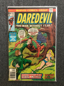 Vintage Comics - Marvel’s Daredevil #142 February 1977 Bagged And Boarded Fantastic Cover Art