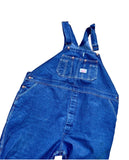 Vintage Clothing/Accessories - Roundhouse Vintage Blue Denim Bib Overalls Men's Size 52x32 Made In USA 🇺🇸