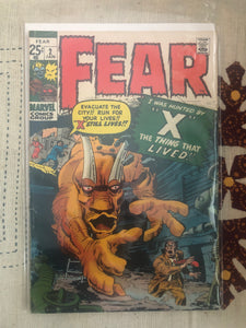 Vintage Comics - Marvel’s Fear Giant Size Number 2 January 1971 Bagged And Boarded Fantastic Cover Art