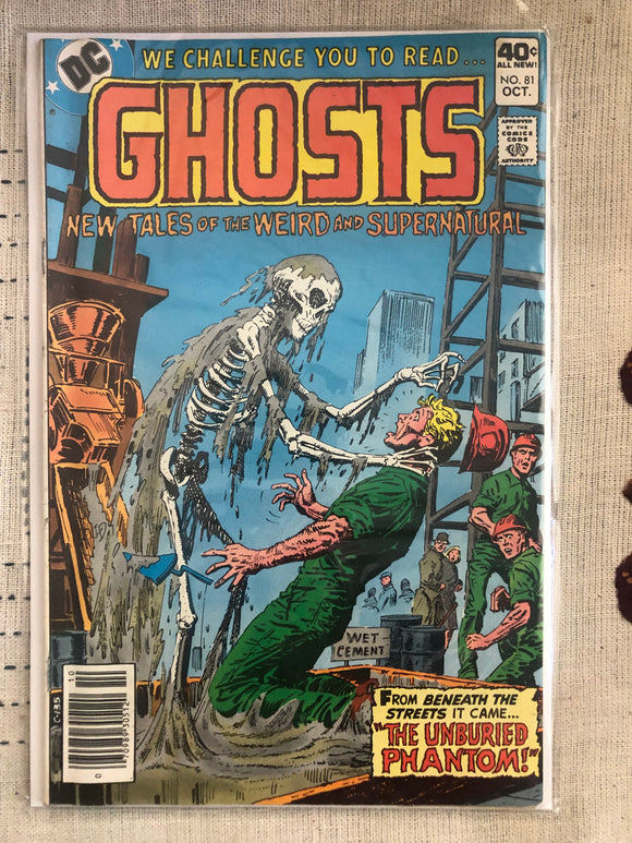 Vintage Comics - DCs Ghosts Number 81 October 1979 Bagged And Boarded Fantastic Cover Art