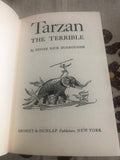 Tarzan The Terrible Edgar Rice Burroughs 1921 Grosset & Dunlap Publishers NY W/Original Dust Jacket.