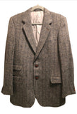 Vintage Clothing 1970s Daks Simpson London 100% Shetland Wool Woven In Scotland Double Vent Sports Jacket Medium