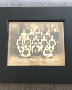 Art & Photography - Original One Of A Kind Sepia Toned Sports Photography Basketball Team Photo 1933-34 With Names