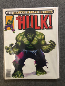 Vintage Comics - Marvel Magazine The Hulk Number 26 April 1981 Bagged And Boarded Fantastic Cover Art