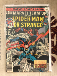 Vintage Comics - Marvel’s Team Up Number 50 October 1976 Bagged And Boarded Fantastic Cover Art